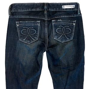 Express Ultra Skinny Low Rise Jeans Sz 2 Short